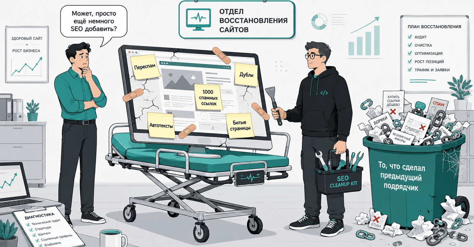 Что делать, если сайт уже пострадал